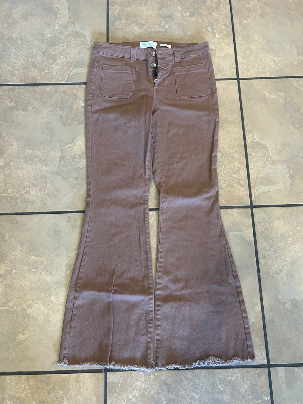 Celebrity Pink Brown Flared Jeans